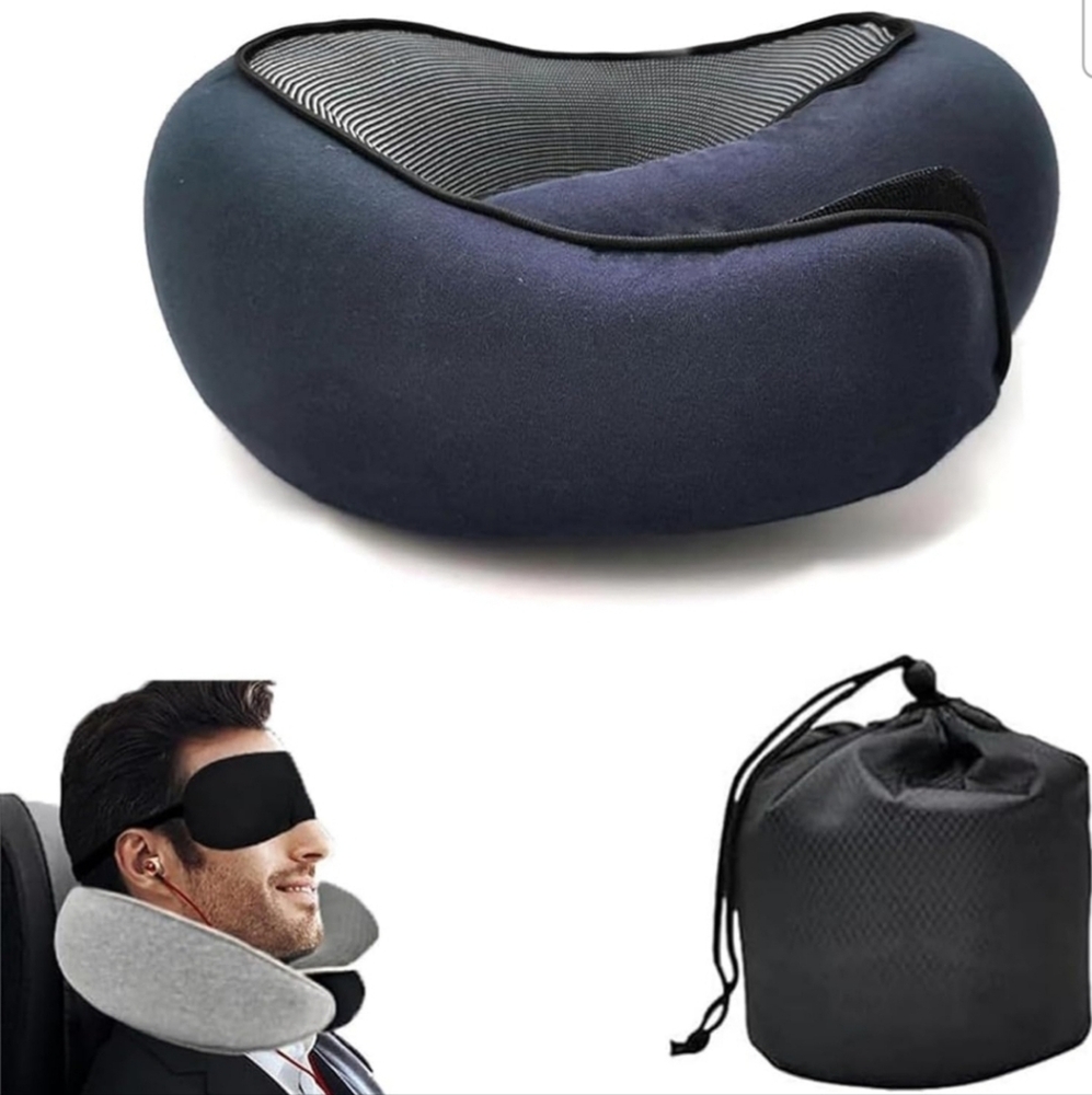 Travel Pillow for Airplane,Travel Neck Pillow, Memory Foam Travel Pillow